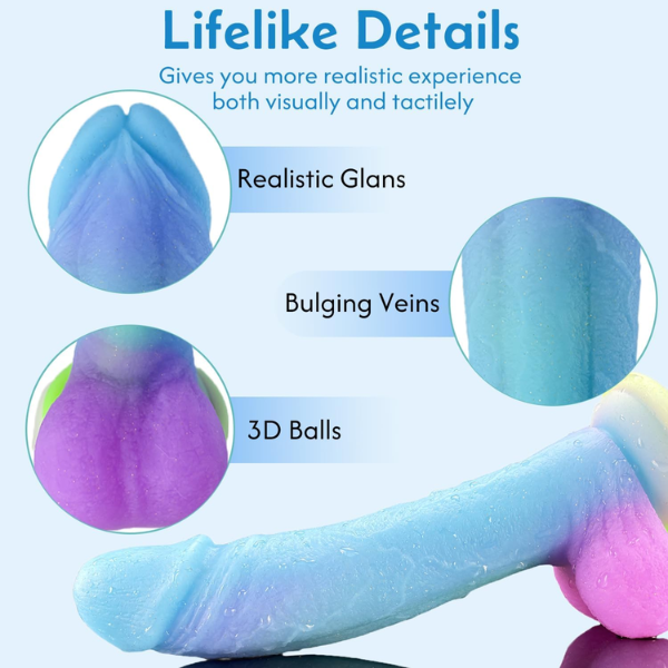 8-5-inch-soft-bent-realistic-silicone-dildos