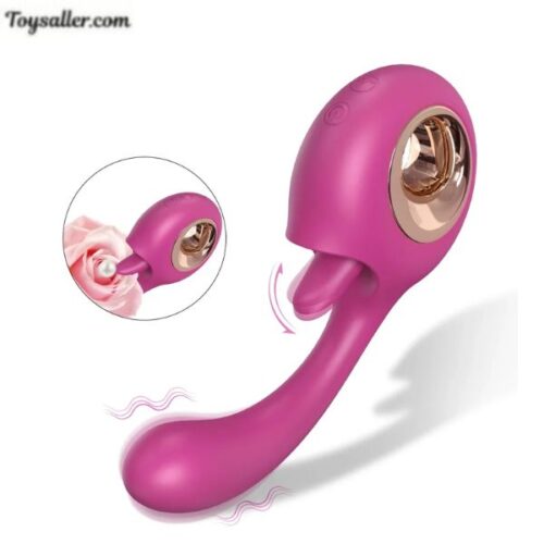 Donut 2-in-1 Clit Licking Toy G Spot Vibrator