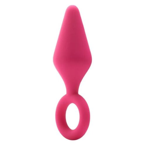 Tiny Silicone Butt Plug with Ring Pull