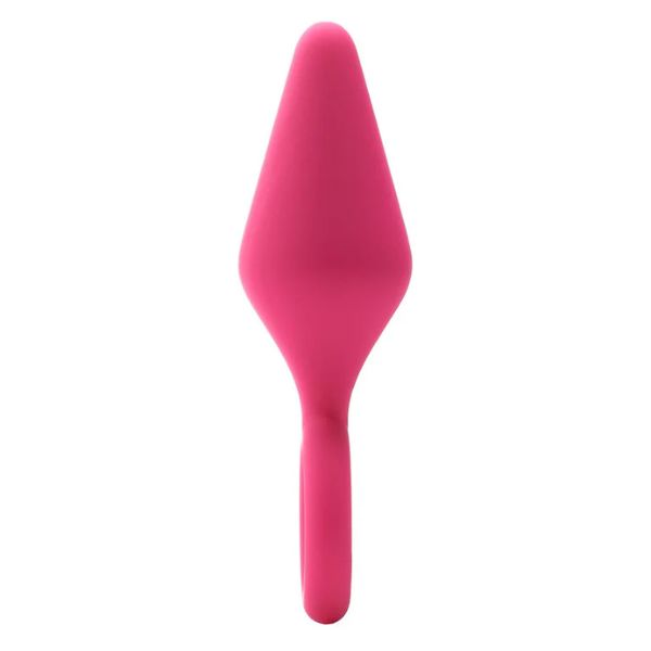 Tiny Silicone Butt Plug with Ring Pull
