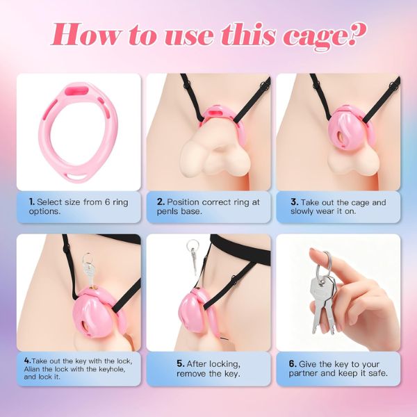Chastity Cage Male Cock Cage