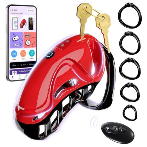 Sex Toy Vibrating Chastity Cage
