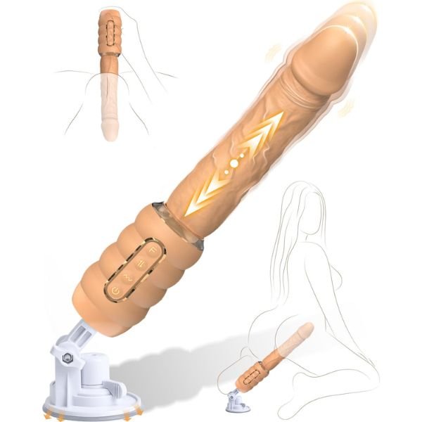 Sex Machine Thrusting Dildo Riding Vibrator