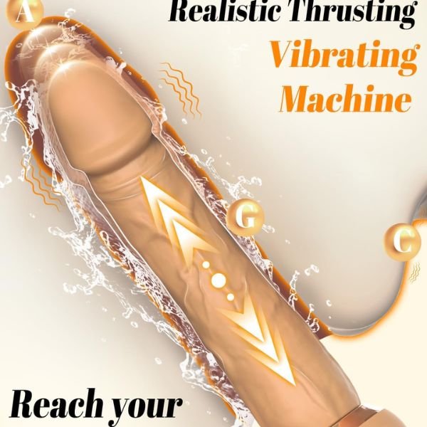 Sex Machine Thrusting Dildo Riding Vibrator