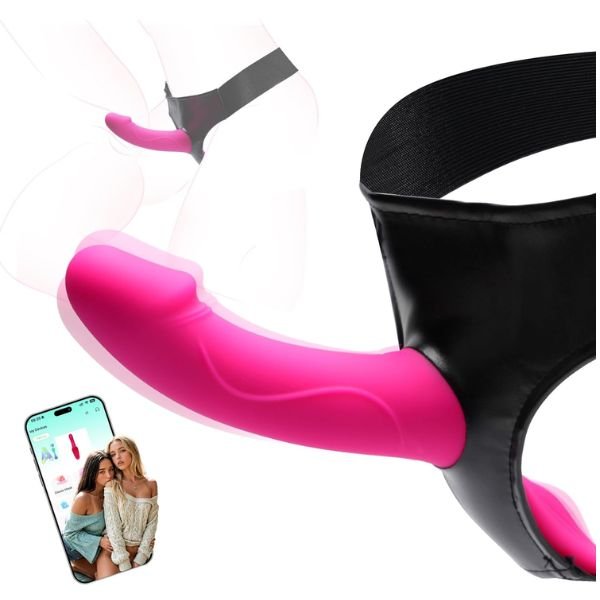 Strap On Dildo Harness Lesbian Adult Sex Toys