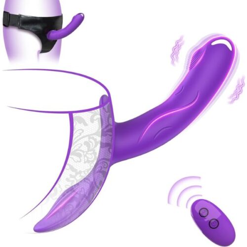Strap-On Vibrating Dildo