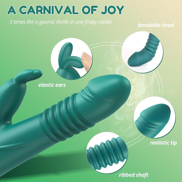 Thrusting Vibrator Rabbit Sex Toy