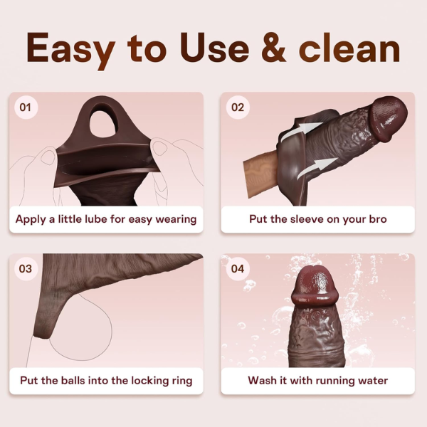 Penis Sleeve Cock Sleeve Vibrator