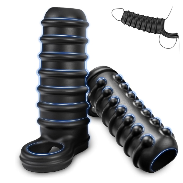 Silicone Cock Ring Reusable Penis Extender