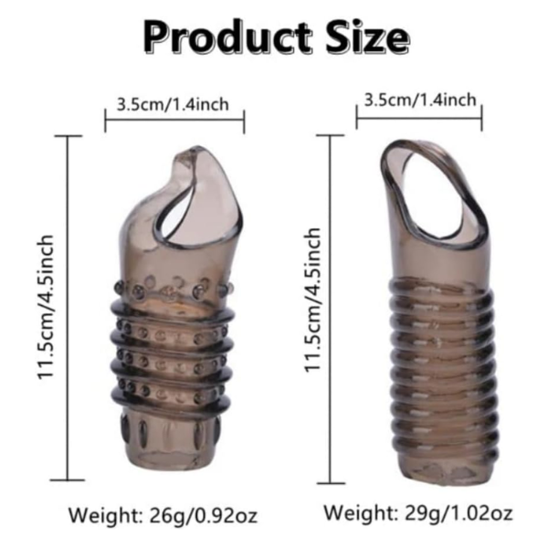 2 Pcs Sex Toys Penis Sleeve