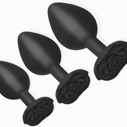 Anal Butt Plug Rose Sex Toy