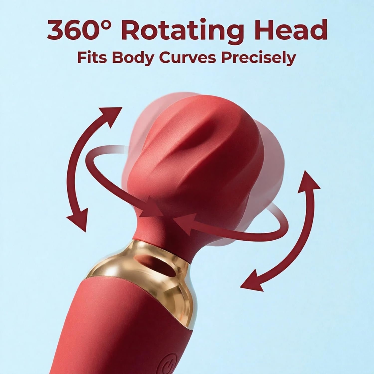 Dual Motor Wand Massager for Women