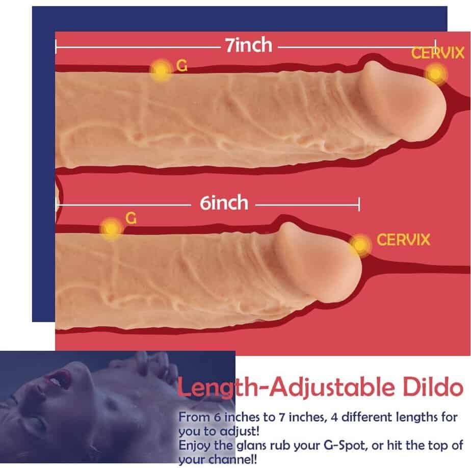 Heating Thrusting 8.6 Realistic Dildo