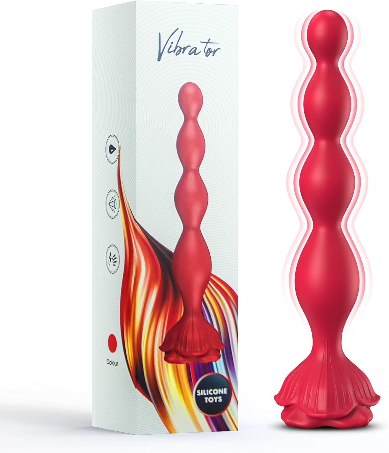 Vibrating Anal Beads Butt Plug