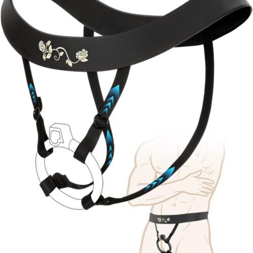 Male Chastity Cage Belt