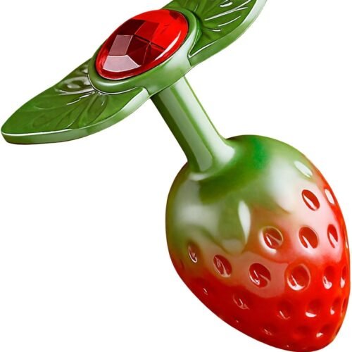 Small Butt Plug Cute Metal Strawberry