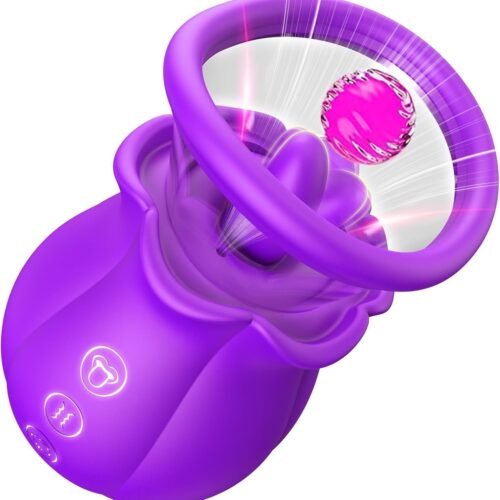 Rose Vibrator for Women Purple
