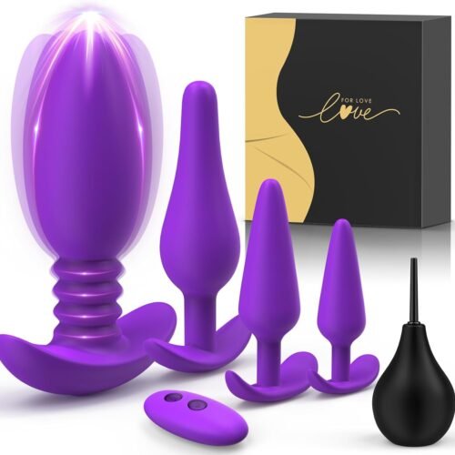 Linsecn Anal Butt Plug Set Sex Toys