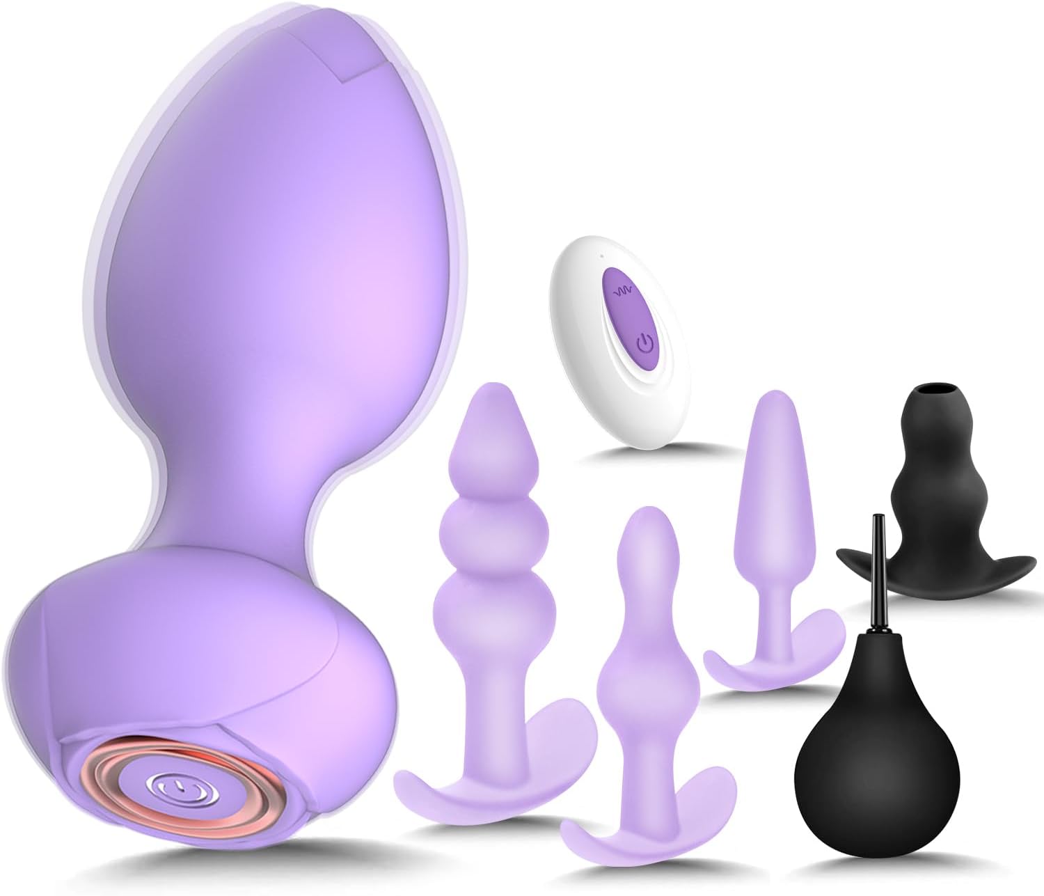 Silicone Vibrating Butt Plug