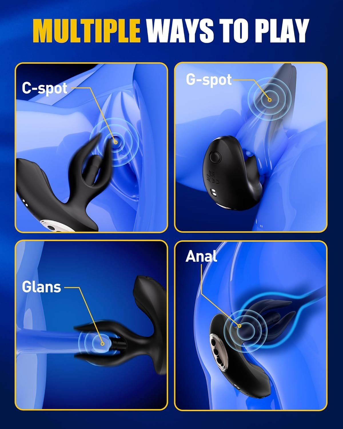Inflatable Butt Plug Prostate Massager