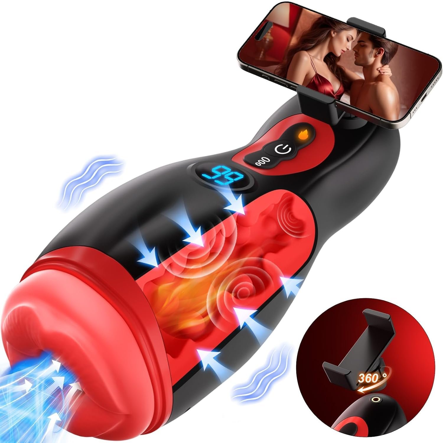 Phone Holder Penis Pump Male Sex Toys