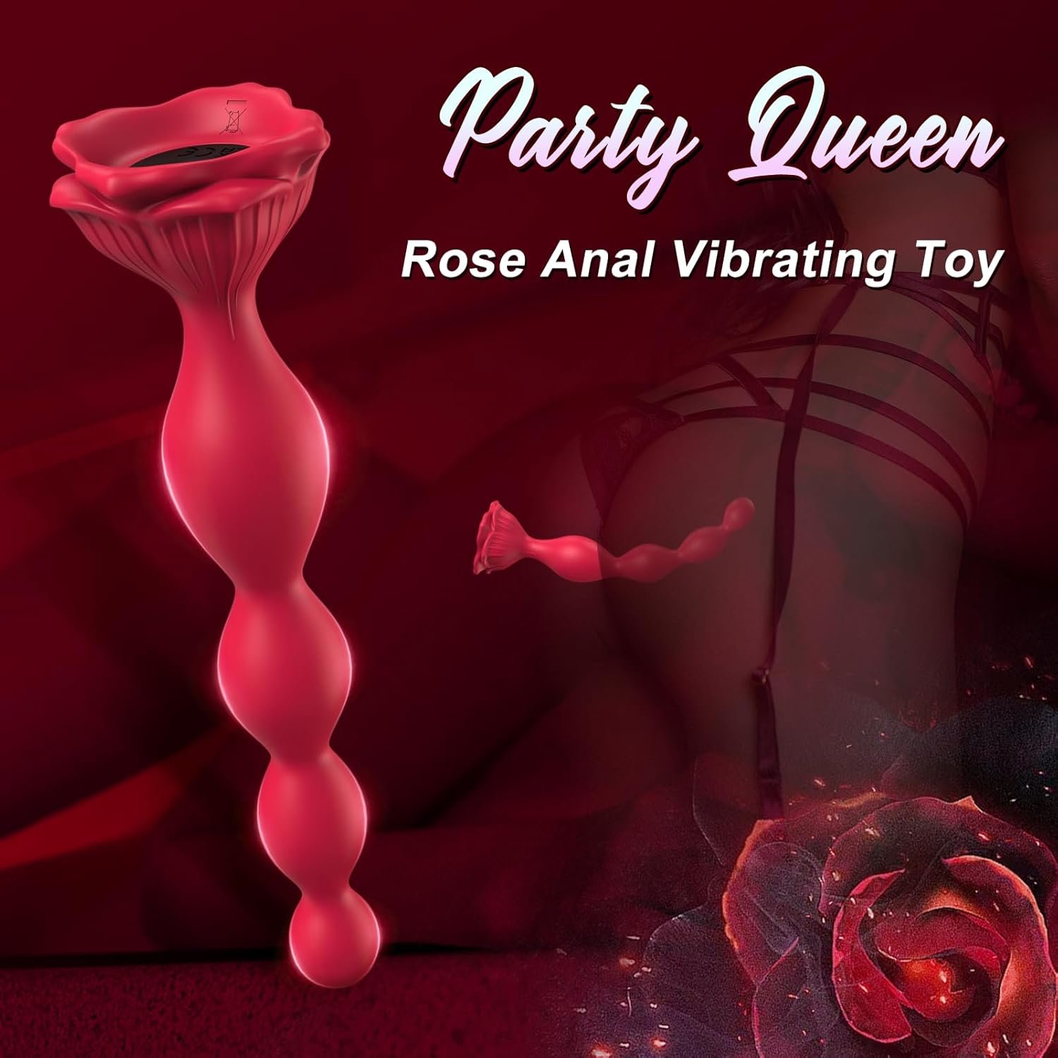 Vibrating Anal Beads Butt Plug