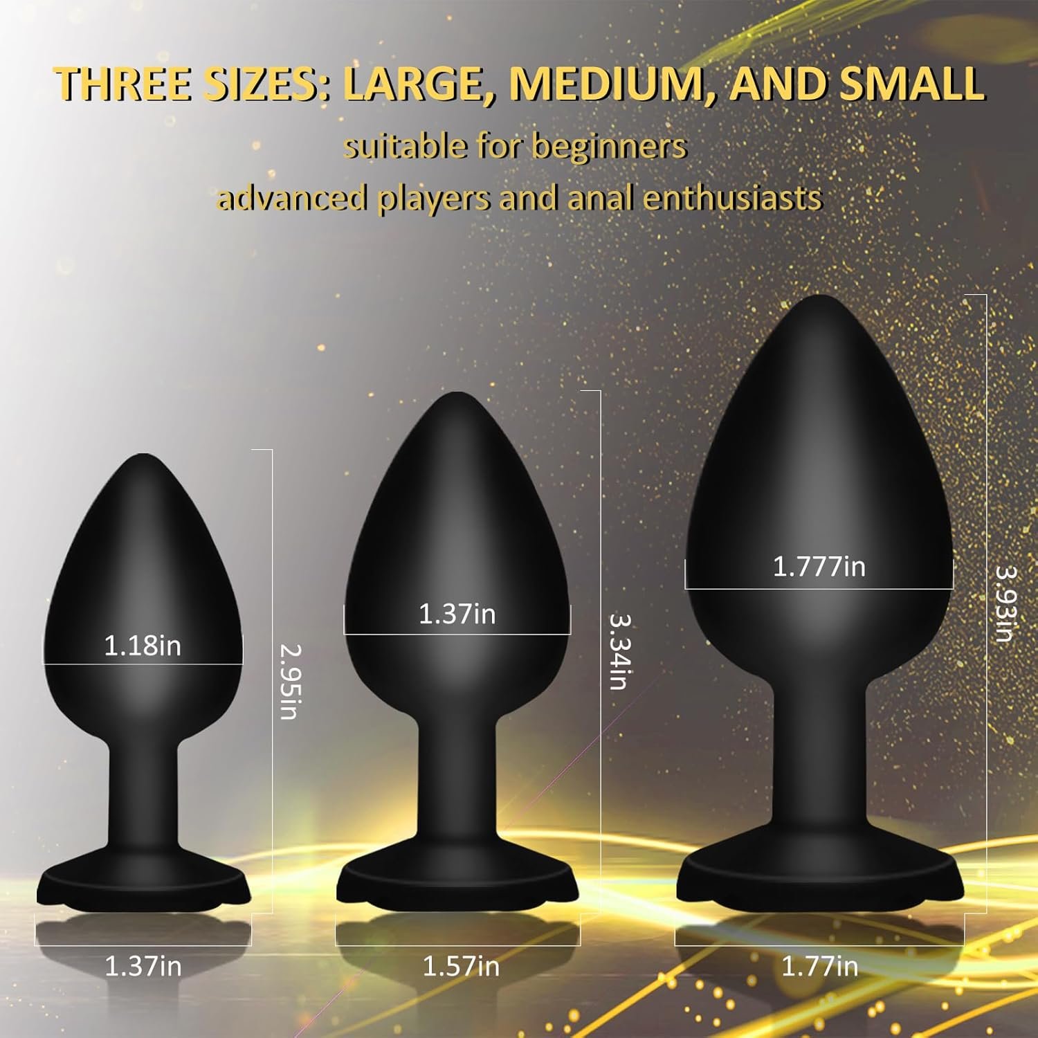 Anal Butt Plug Rose Sex Toy