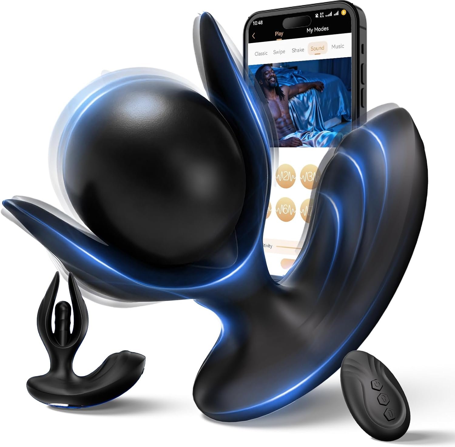 Inflatable Butt Plug Prostate Massager