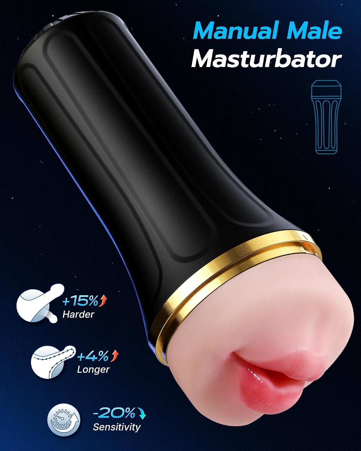 Manual Penis Training Male Stroker