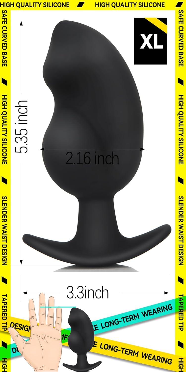 Anal Plug for Comfortable Long Term Wear