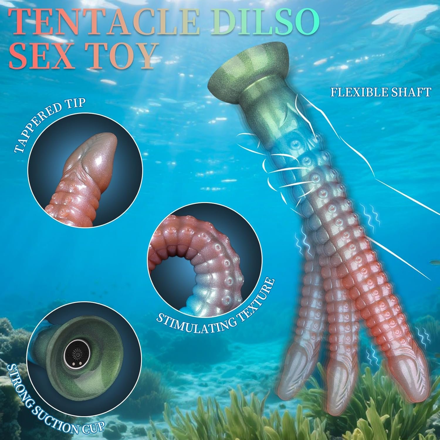 Anal Dildo Vibrator Tentacle Dildos