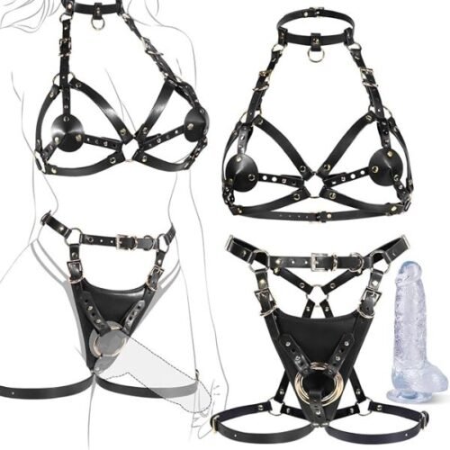 Strap On Dildo Harness BDSM Sex Bondage Kits