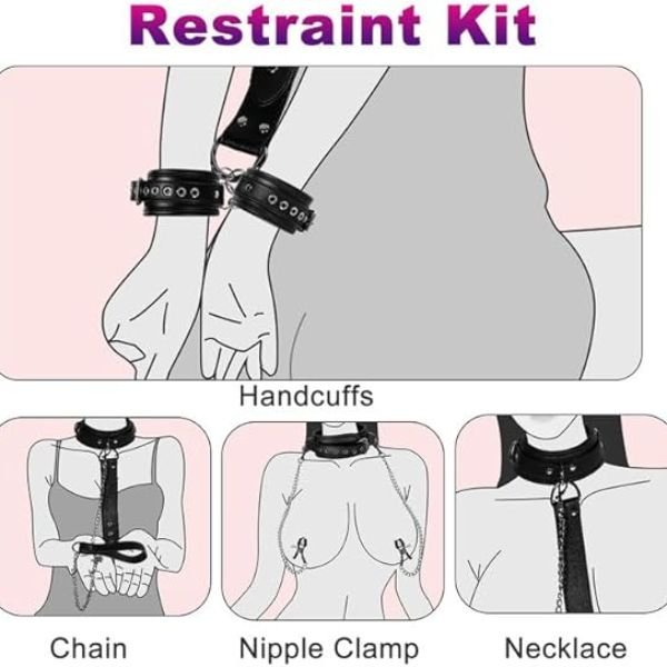 BDSM Sex Bondage Restraints Set Couples