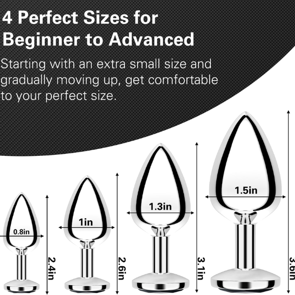Vikkiy Anal Plug Beginner Set