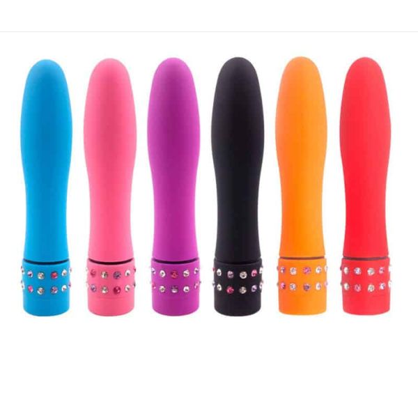 Mini Bullet Diamond Magic Wand Dildo Vibrator