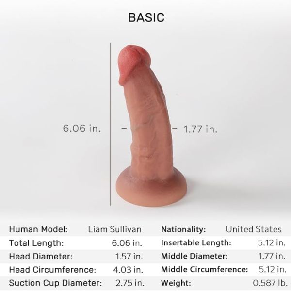 Soft Realistic Silicone Dildo