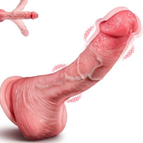 Ultra Lifelike Silicone Curved Dildo