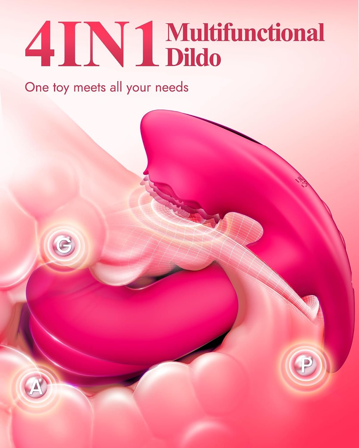 4IN1 Wearable G Spot Vibrator Remote