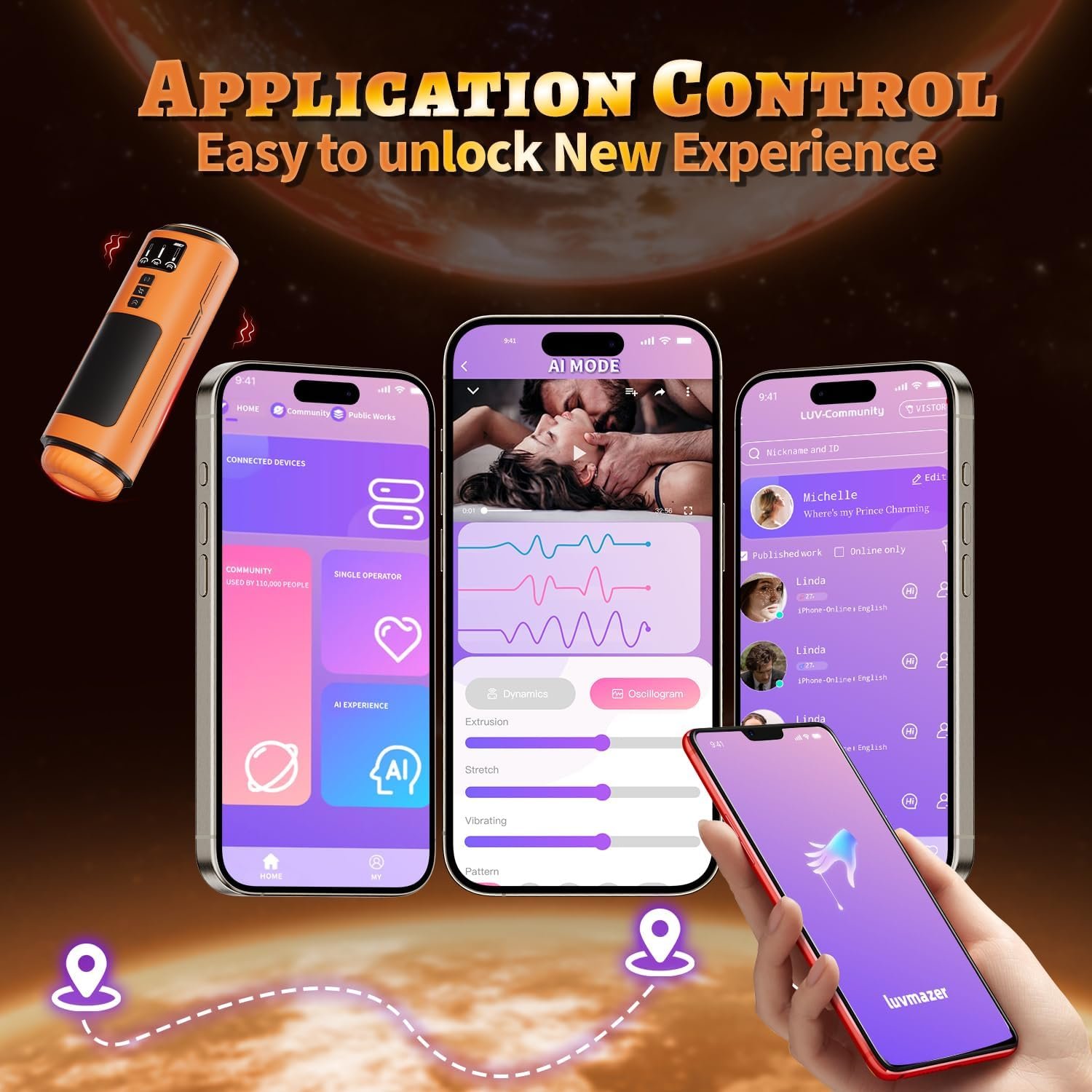 Male Masterbator with APP Control