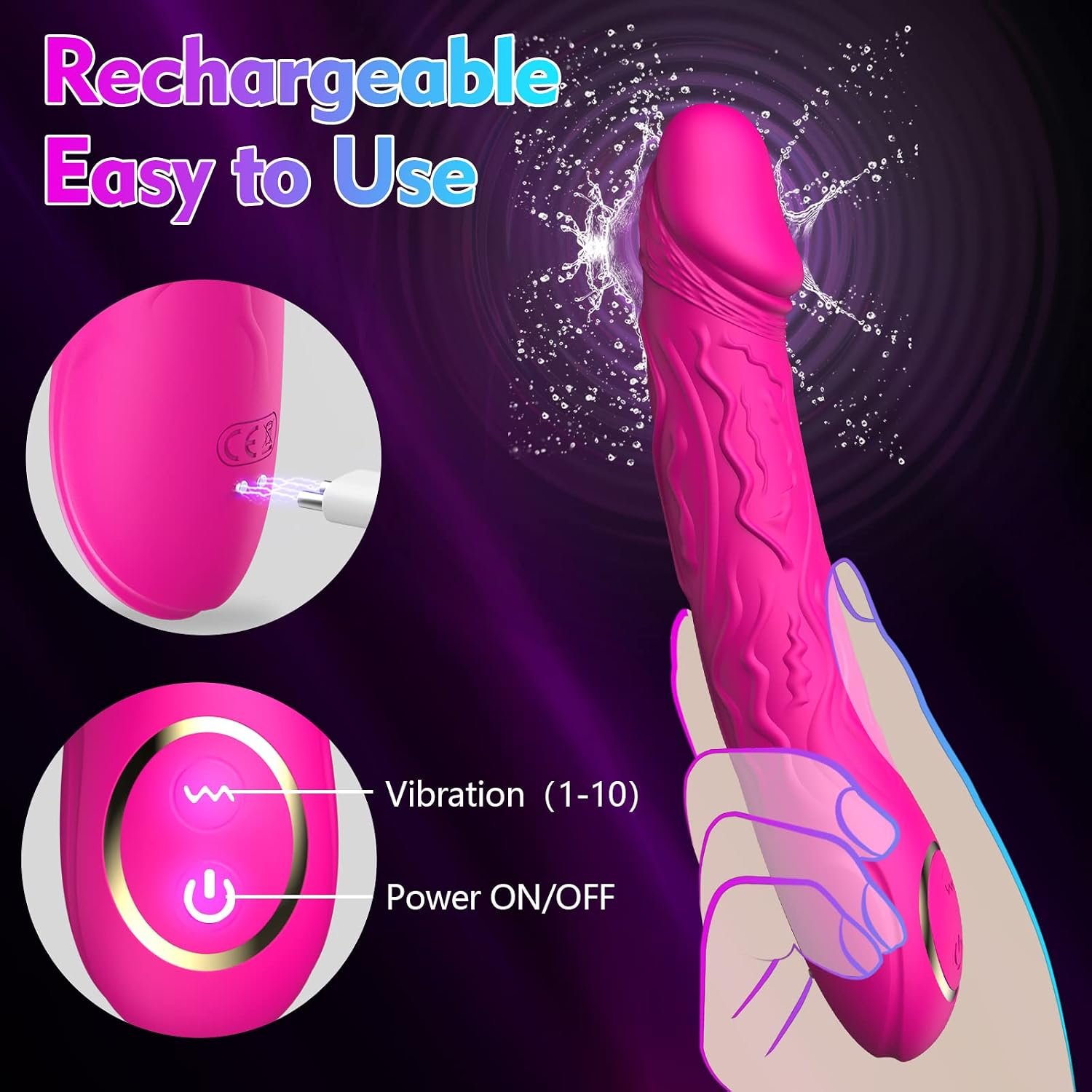 Womens G spot Vibrator Dildos