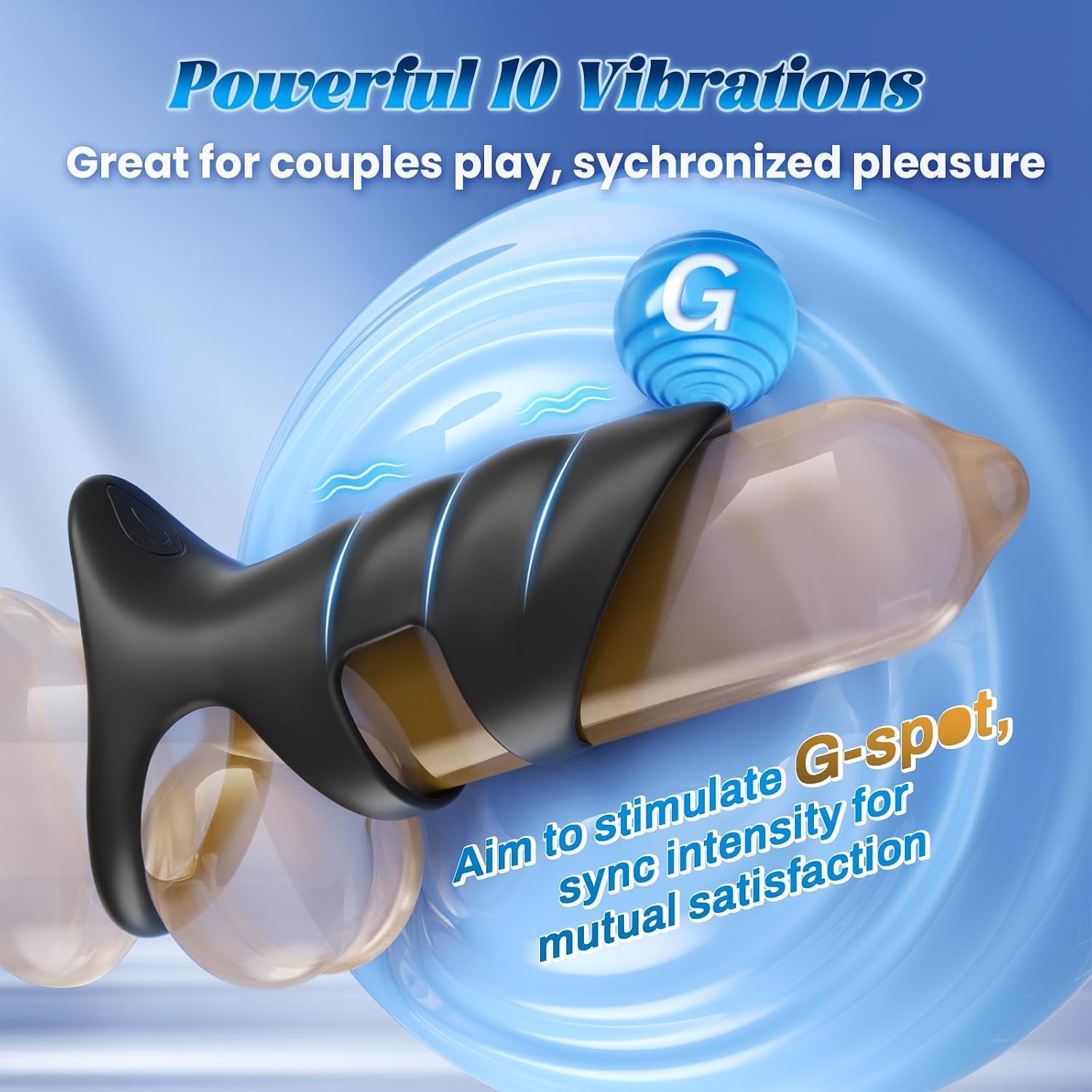 Vibrating Cock Ring Couples Male Sex Toys
