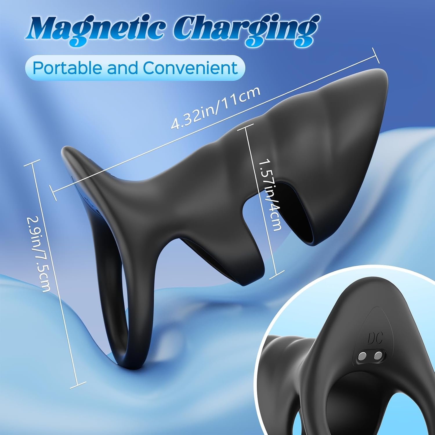 Vibrating Cock Ring Couples Male Sex Toys
