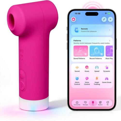 2-in-1 Clit Sucker App Controlled