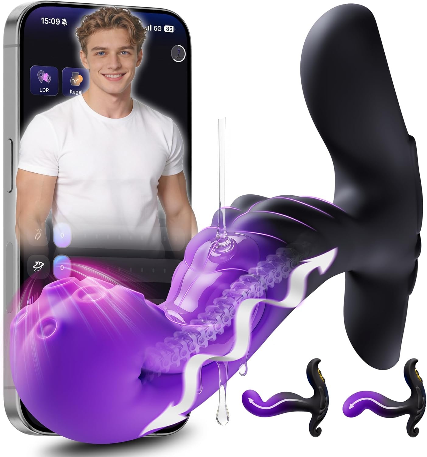 Prostate Massager APP 10 Modes