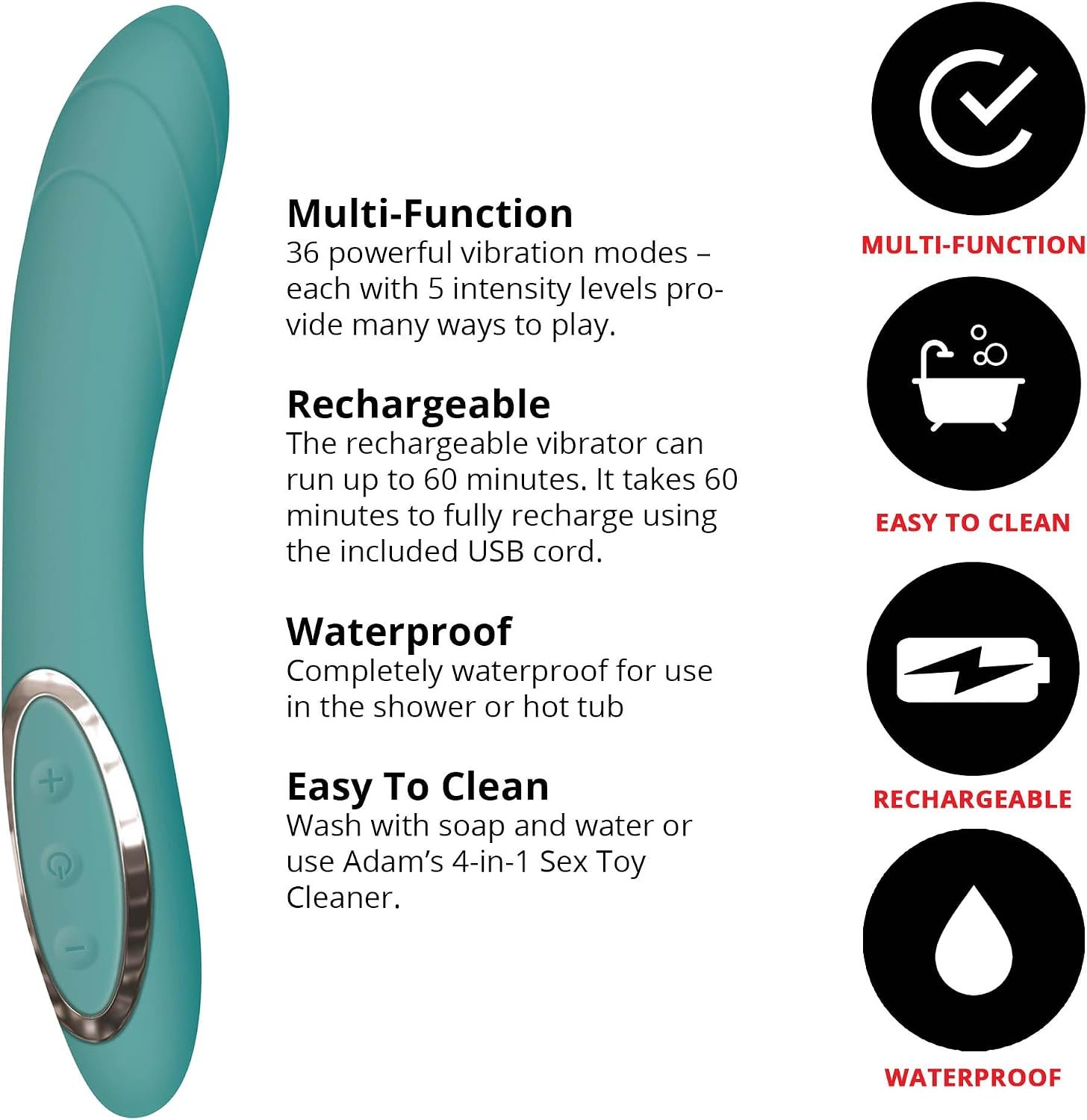 Silicone GASM Curve Vibrator for Women