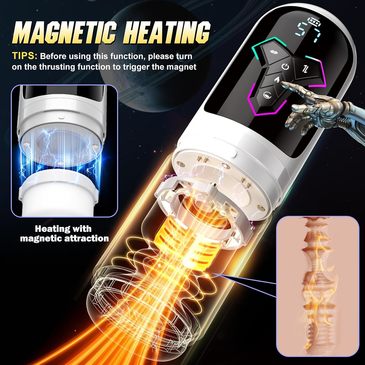 Vibrating Licking Male Sex Toys