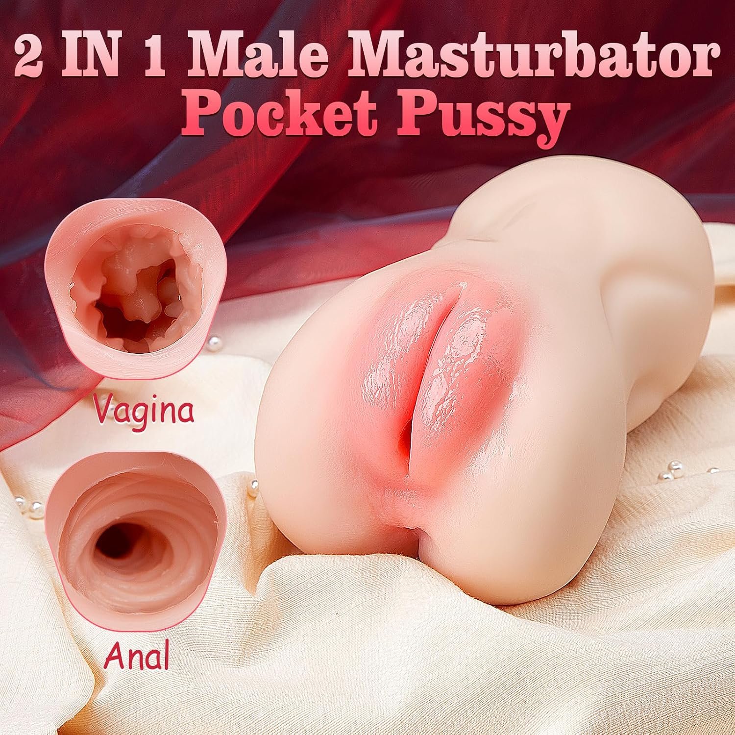 Fleshy Pocket Pussies Male Sex Toy
