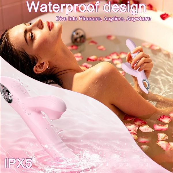 Thrusting & Suction Vibrator for Women
