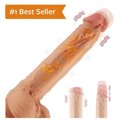 Heated Self Thrusting Dildo