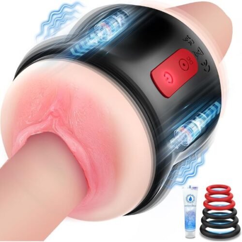 Open Ended Vibration Pocket Pussy for Men